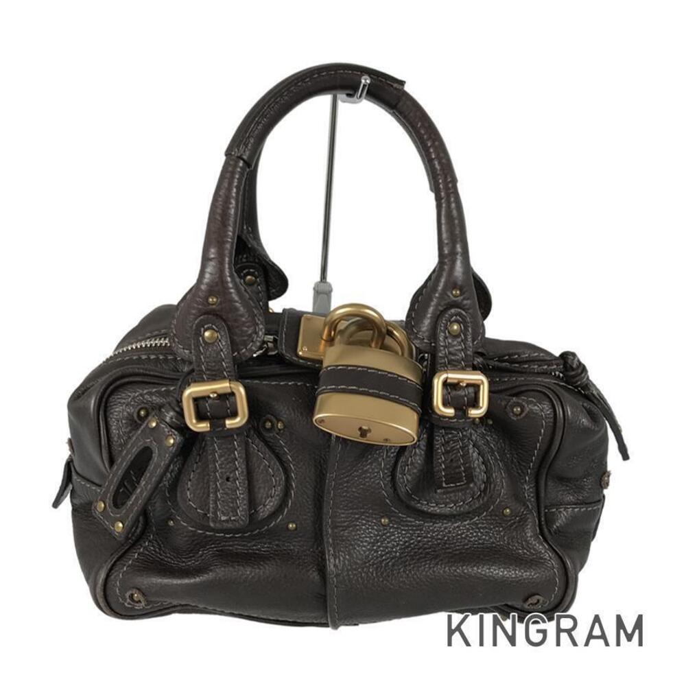 Chloe Paddington Leather Boston Bag